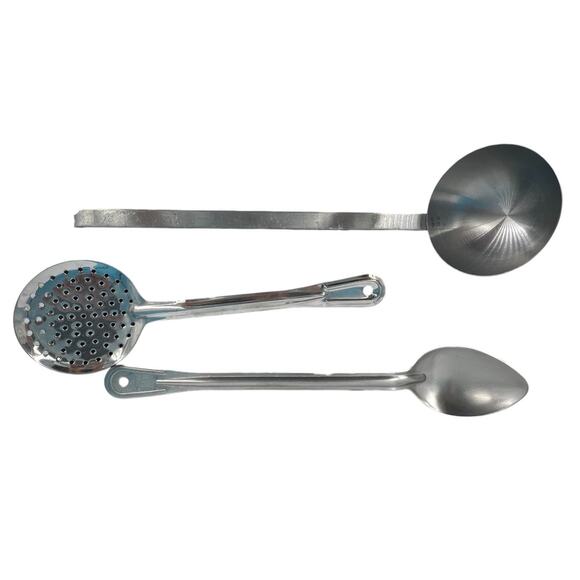 Heavy Duty Kitchen Essentials – Serving Spoon, Ladle & Skimmer - Picture 1 of 15